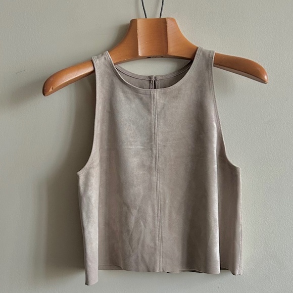 Wilfred Faux Suede Sleeveless Top - Picture 5 of 12